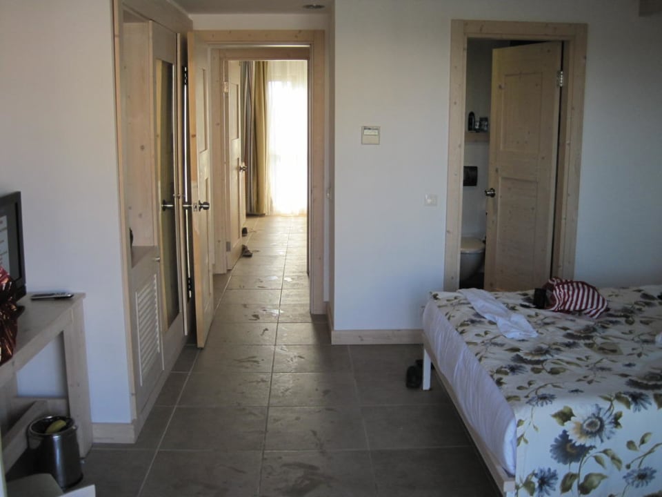 Blick vom Elternschlafzimmer Richtung Kinderzimmer Sunis Kumköy Beach Resort Hotel & Spa