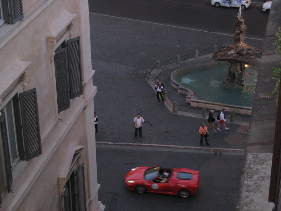 Ausblick auf den Piazza Baberini Hotel Barocco
