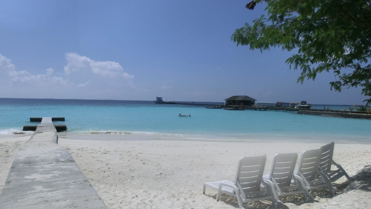 Strandabschnitt vor Villa Adaaran Select Meedhupparu Island Resort - Premium All Inclusive