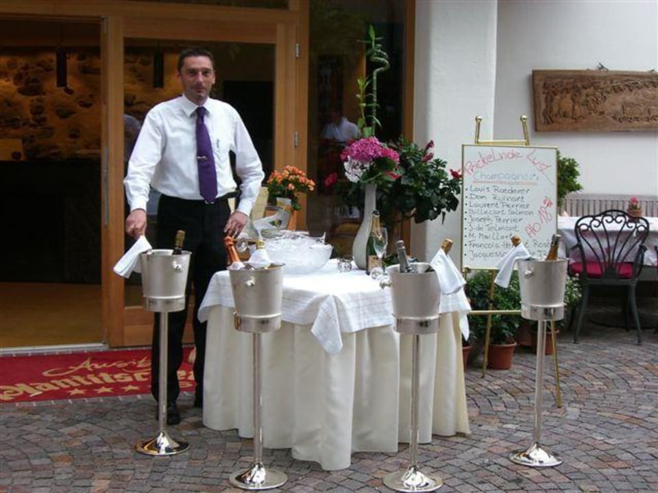 Champaner- und Gourmet Abend Hotel Ansitz Plantiz