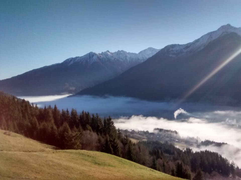 Ausblick Richtung Mittersill Landhaus Celina - Panoramastall Roßberg