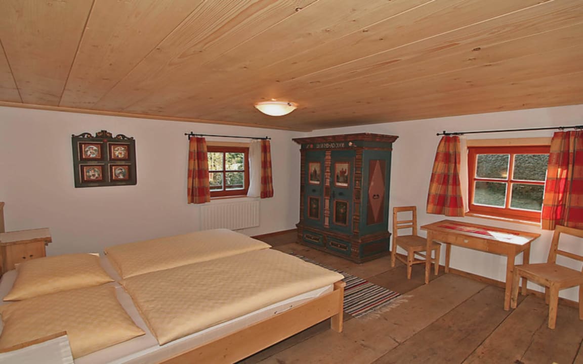 Schlafzimmer Ferienhaus Schmiedhäusl
