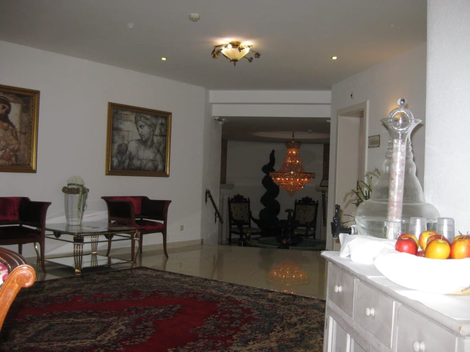 Blick vom Beautybereich in Richtung Saunabereich Wohlfühlresort Peternhof