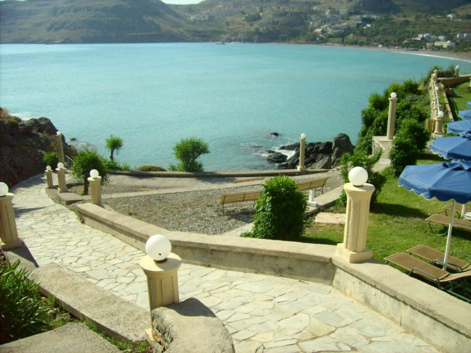 Weg zur Hotelbucht Lindos Royal Resort