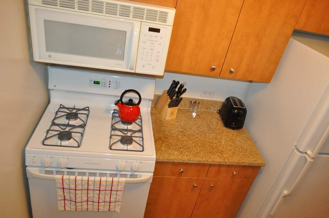 Komplette offene Küche Apartments Sky City - Hudson Crossing