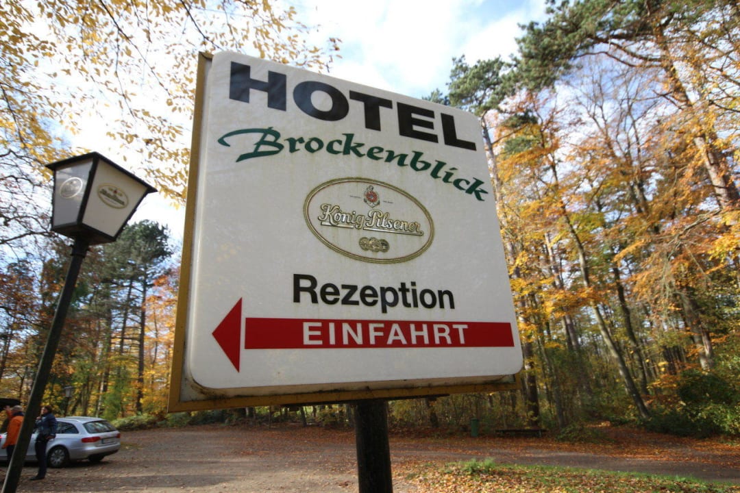 Hotelschild Berghotel Brockenblick