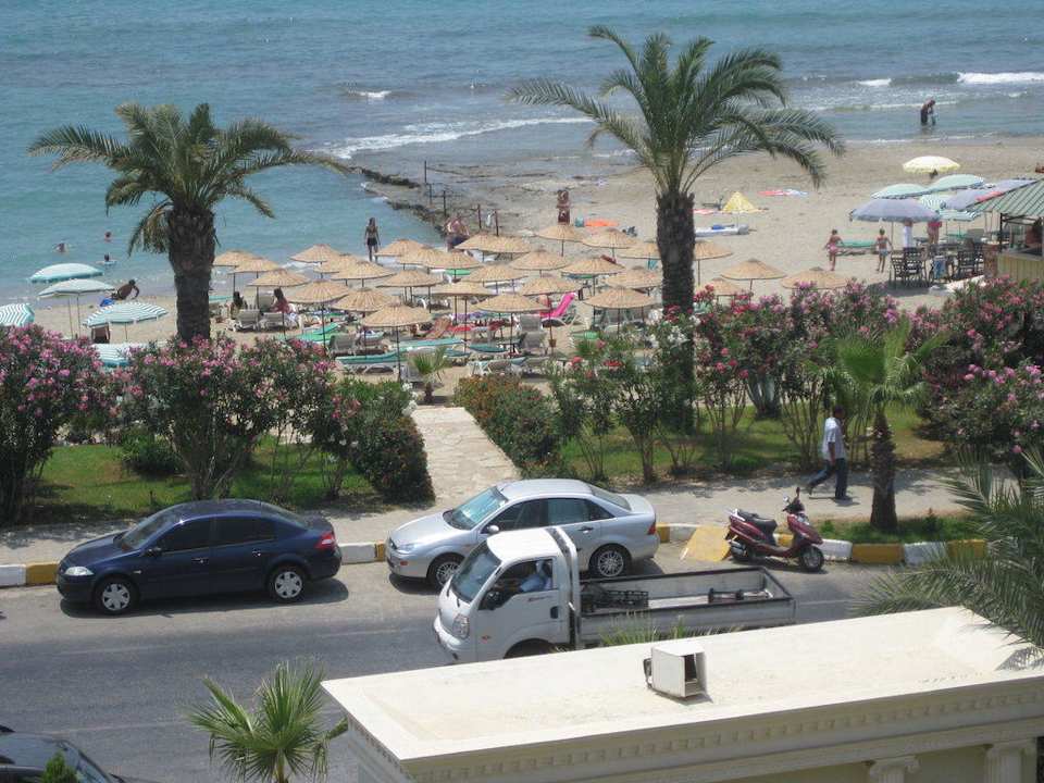 Aussicht vomBalkon Hotel Emir Fosse Beach