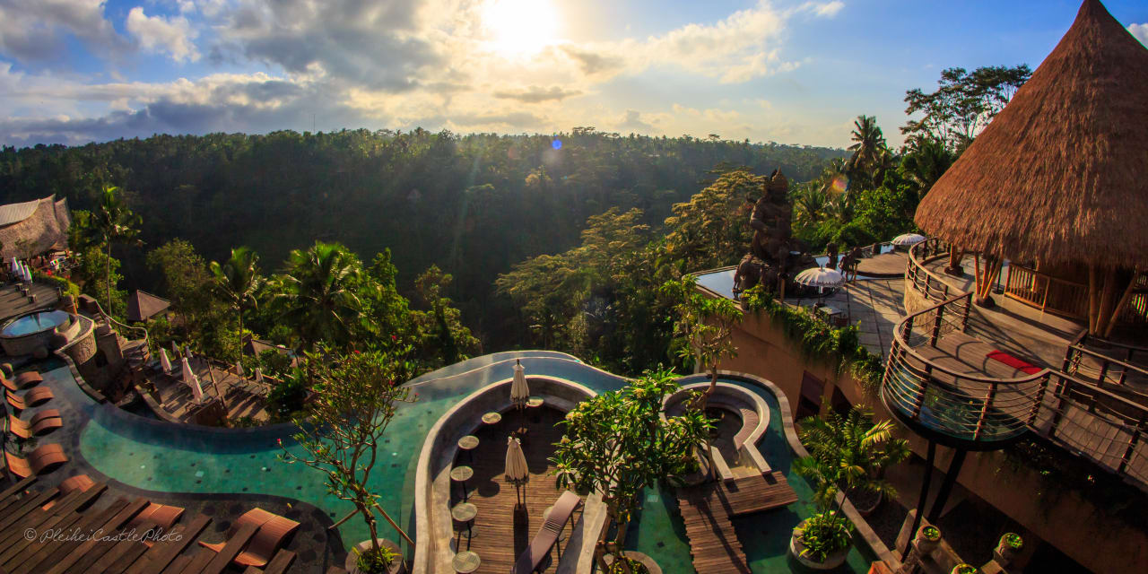 Ausblick The Kayon Jungle Resort