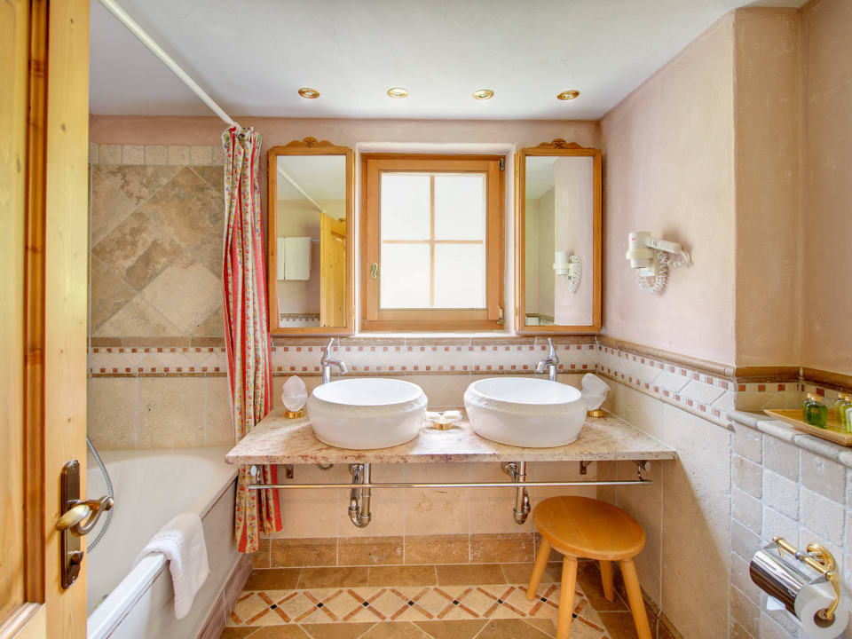 Badezimmer Hotel Berghof