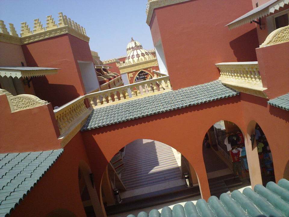 Eingang Pickalbatros Alf Leila Wa Leila Resort - Neverland Hurghada