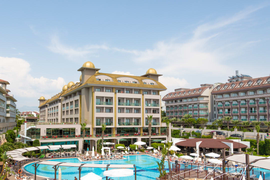 Ansicht von der Rutsche aus Aydinbey Kings Palace & Spa