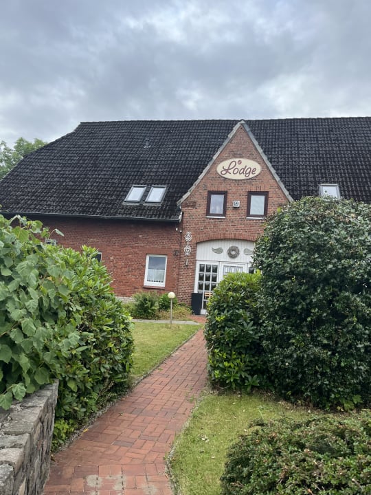 Außenansicht Gästehaus Lodge Fockbek