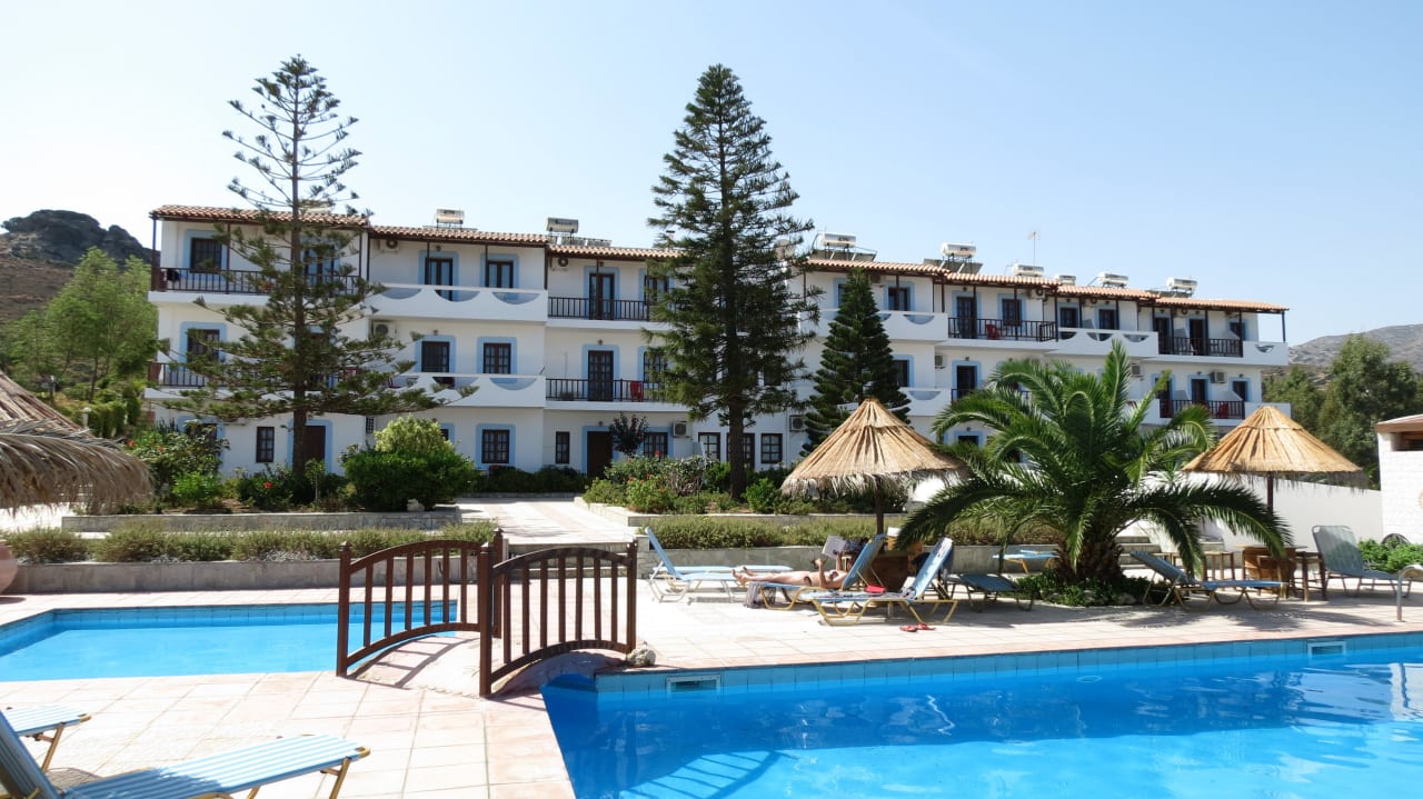 Around the pool Spiros & Soula Apartments