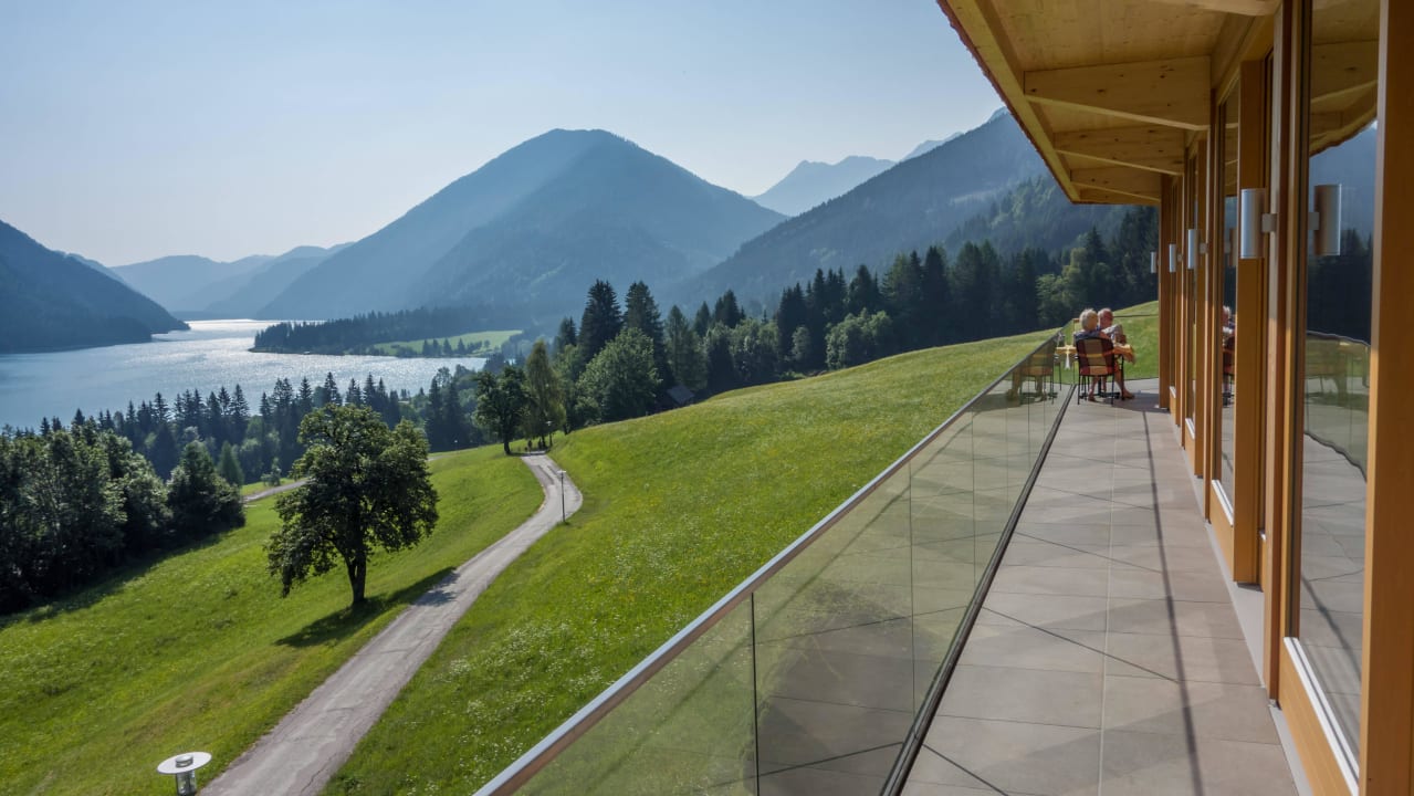 Blick  vom neuen Anbau Hotel Nagglerhof