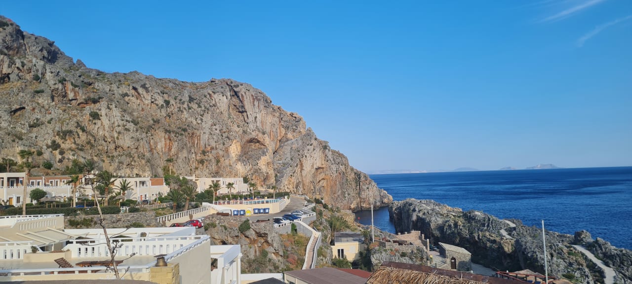 Ausblick Kalypso Cretan Village Sense Resort & Spa
