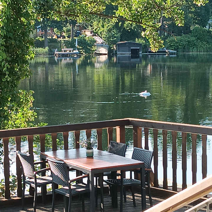 Außenansicht Fischhaus Am Kleinen Glubigsee