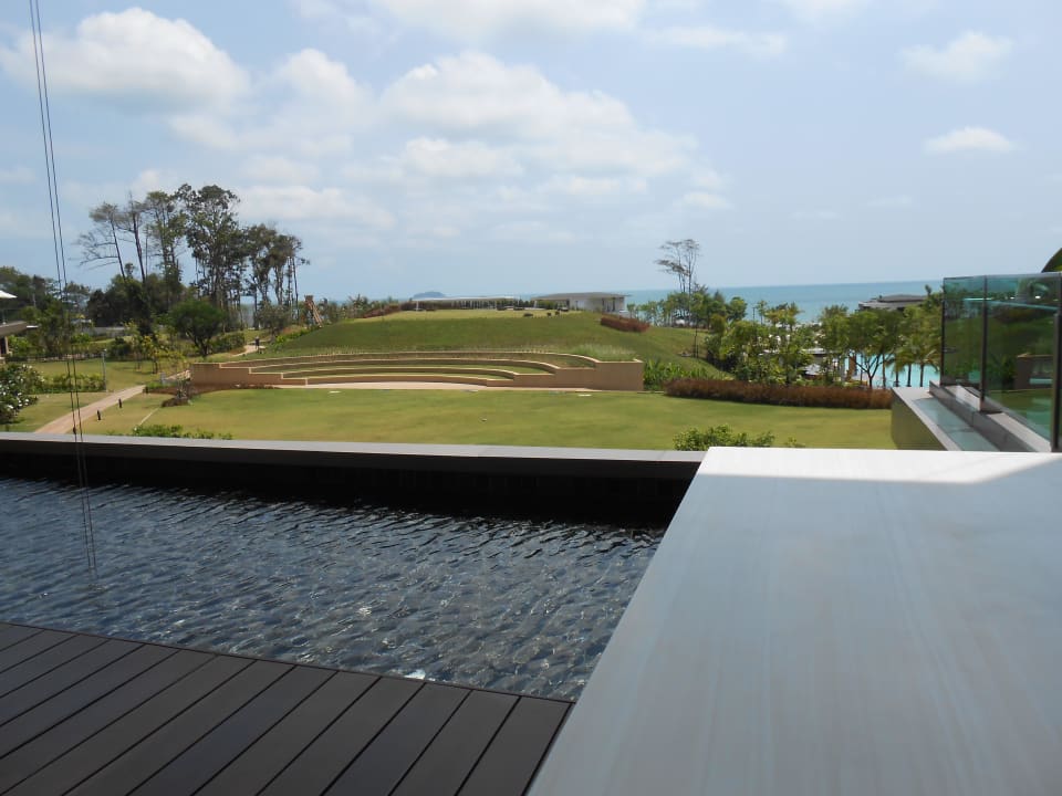 Blick aus der offenen Lobby Rayong Marriott Resort & Spa