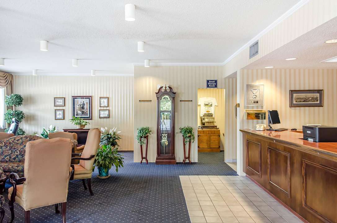 Lobby Quality Inn Gettysburg Battlefield