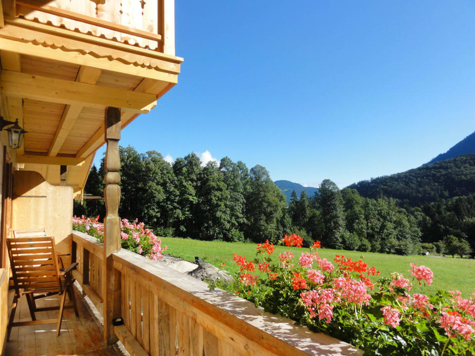 Ausblick vom Balkon Ferienwohnung Hafnerlehen