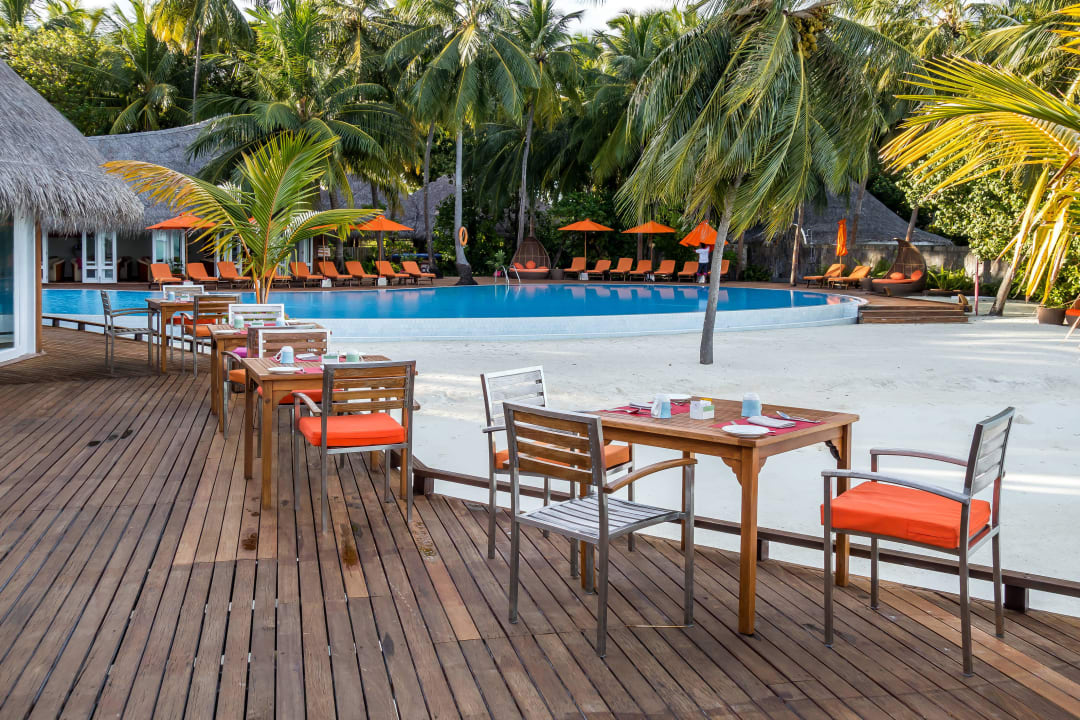 The Aqua - Frühstücksterrasse Sun Siyam Vilu Reef