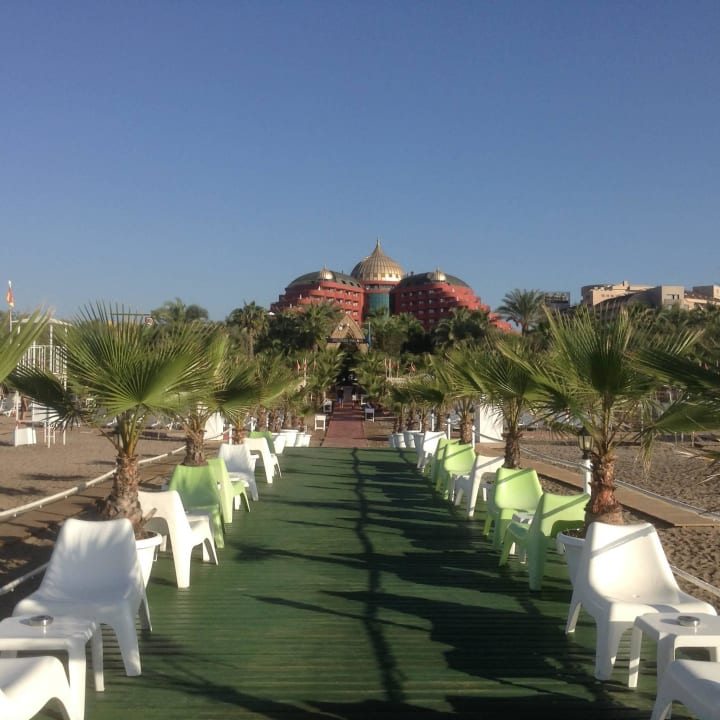 Blick zum Hotel Hotel Delphin Palace
