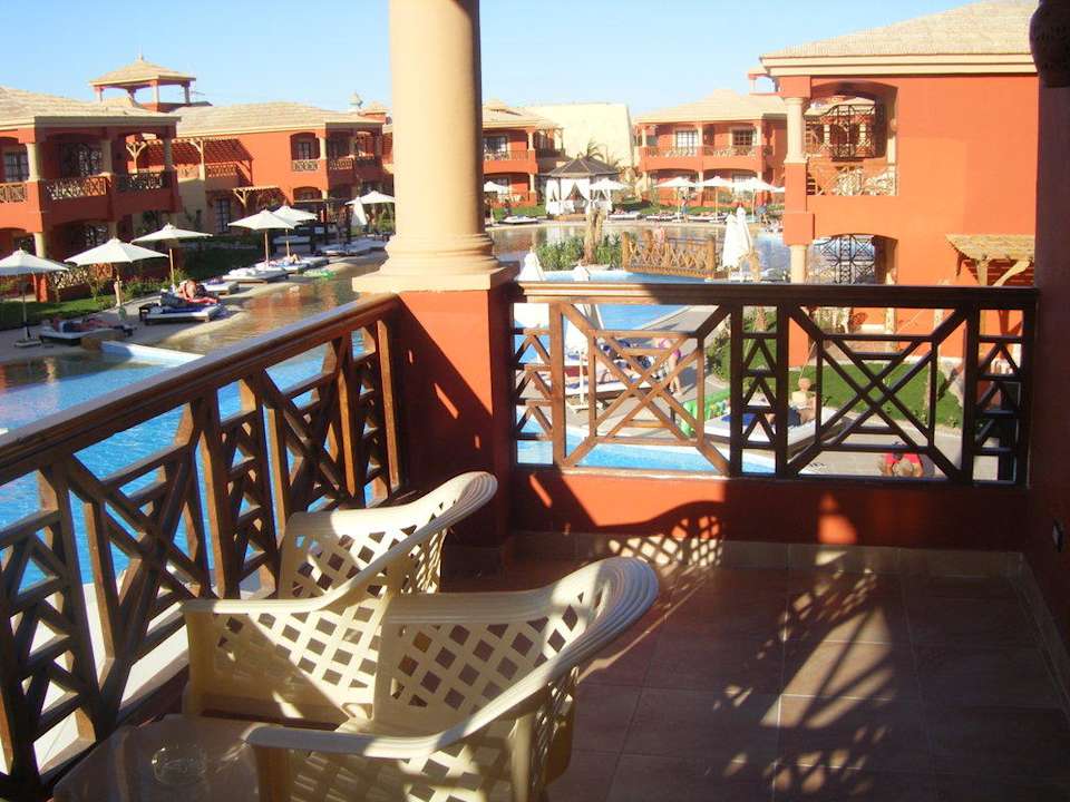 Balkon im 400er Bereich Pickalbatros Alf Leila Wa Leila Resort - Neverland Hurghada