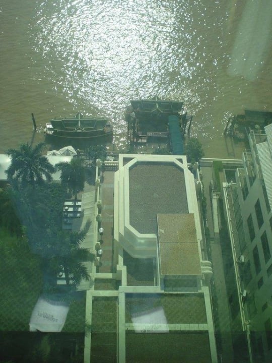 Anlegestelle von oben Hotel The Peninsula Bangkok