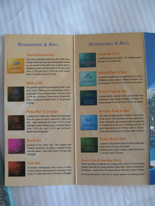 Auswahl der Restaurants! Hilton Marsa Alam Nubian Resort