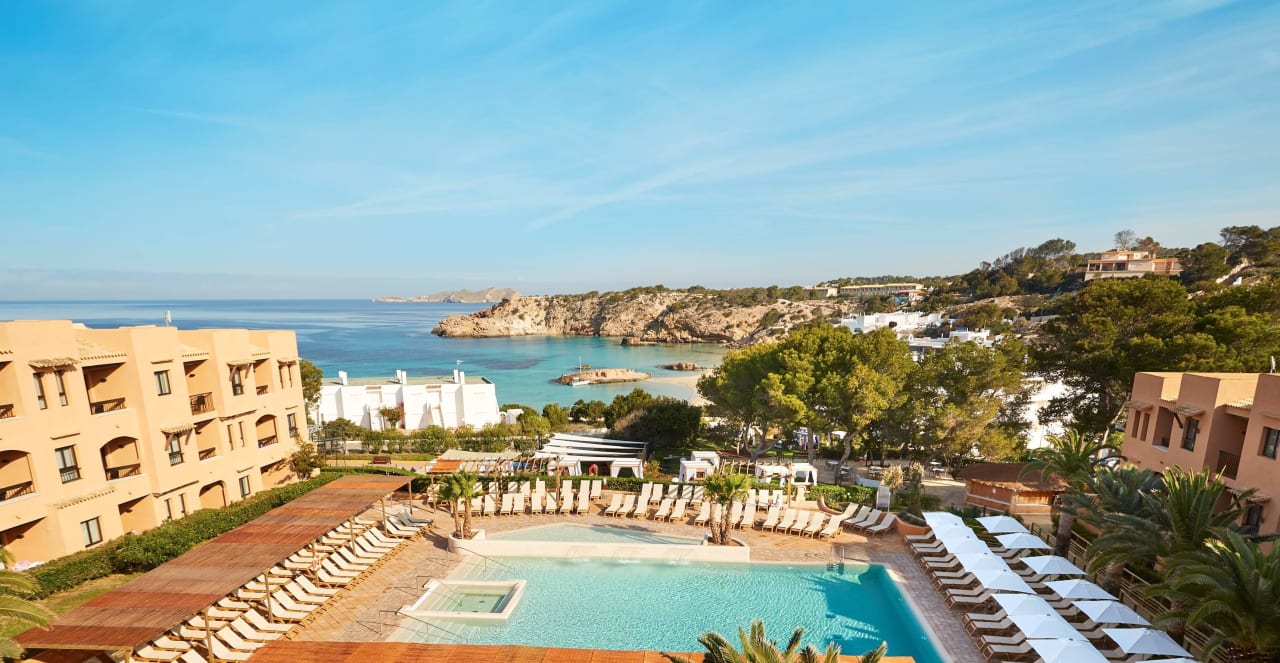 Hauptpool mit Meerblick Insotel Club Tarida Playa