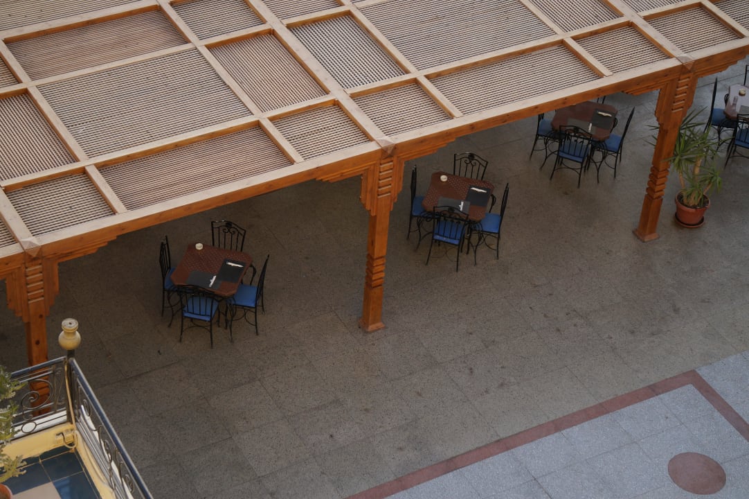 Außenterrasse Restaurant Le Jardin Aqua Park Resort