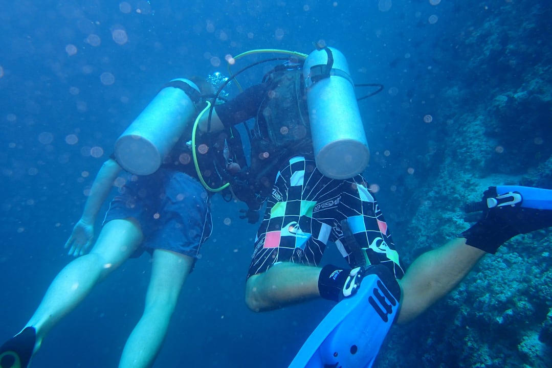 Tauchen mit Lehrer Filitheyo Island Resort