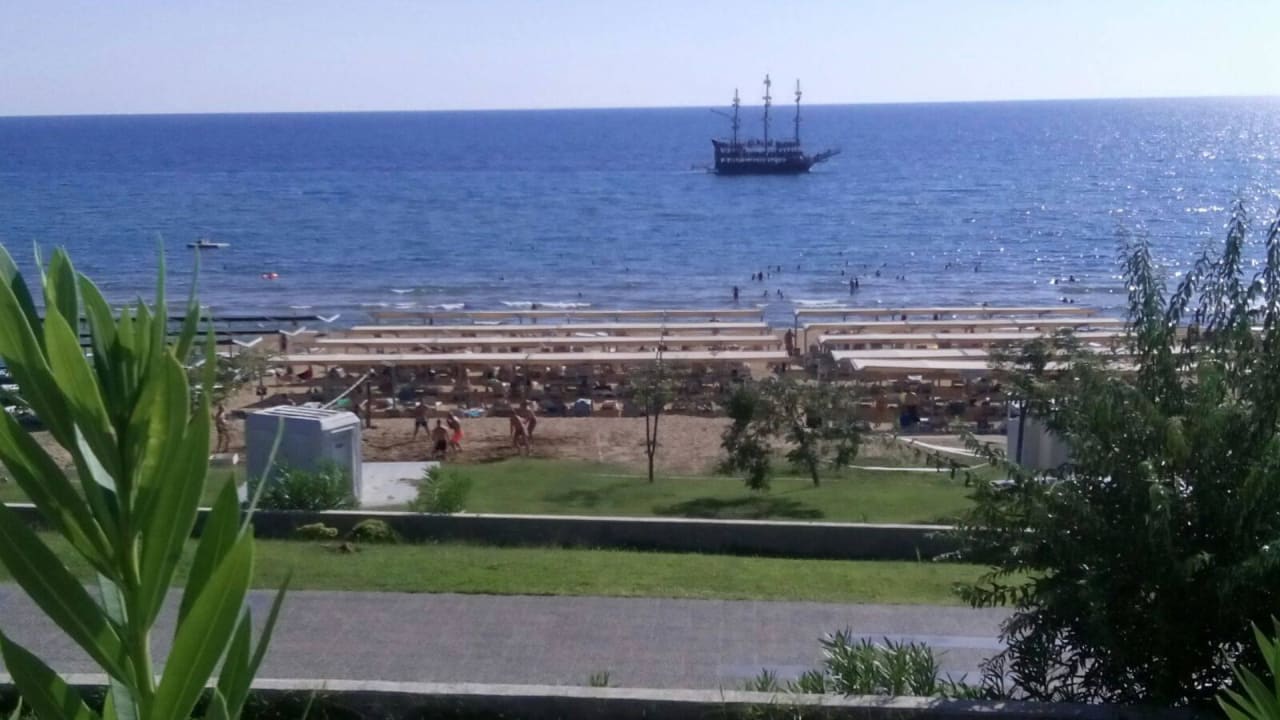 Ausblick von der Strandbar Club Sidelya Hotel