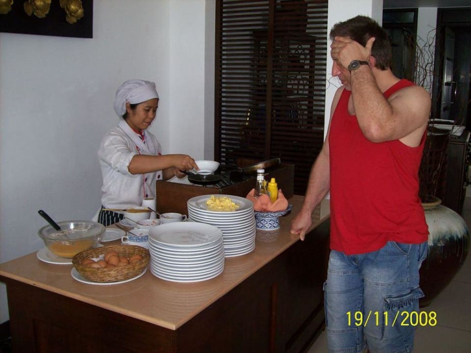 Show-Cooking zum Frühstück Samui Paradise Chaweng Beach Resort & Spa