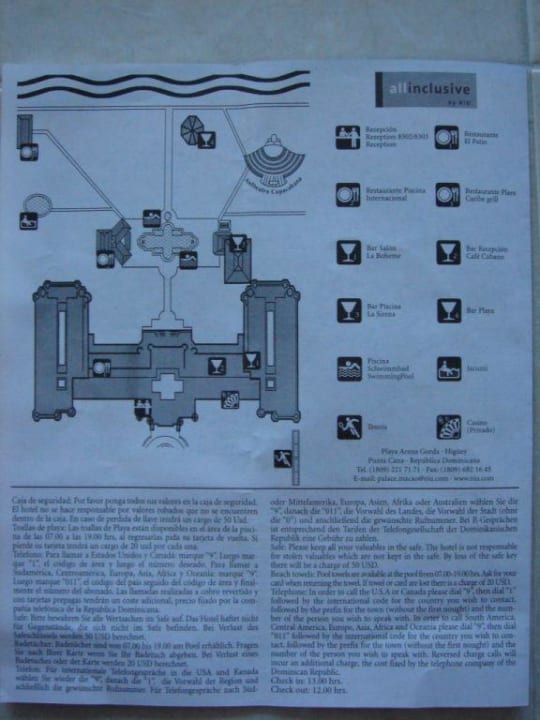Informationsblatt 2 Hotel Riu Palace Macao - Adults only