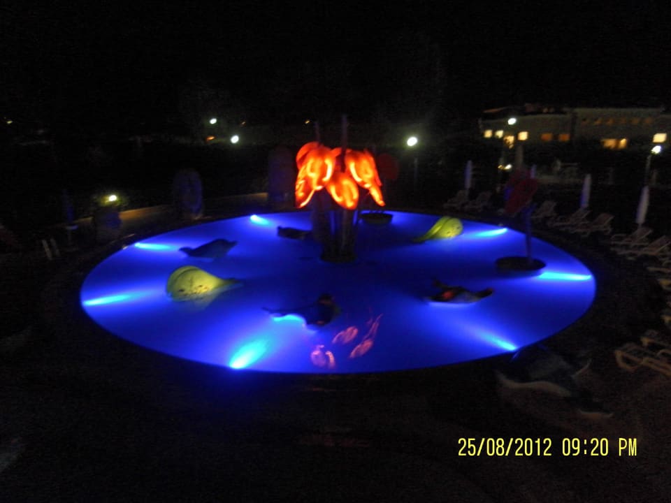 Der Pool am Abend Camping Village Marina di Venezia