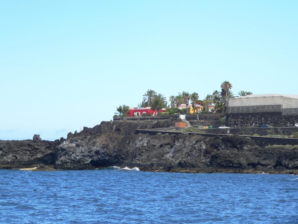 Blicj auf die Anlage vom Strand Bungalows Charco Verde