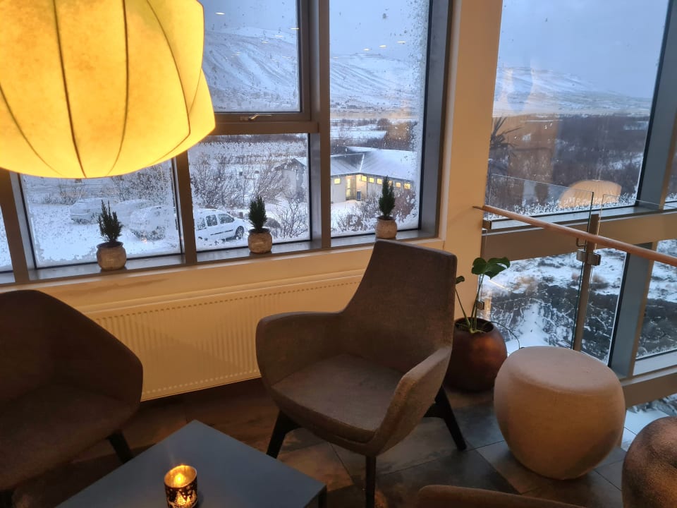 Ausblick Hotel Husafell