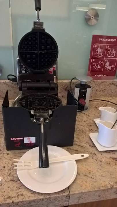 Można samemu zrobić gofra! Hotel Hilton Garden Inn Rzeszow