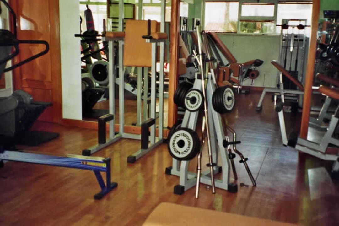 Teil des Fitness-Raumes Hotel Calema