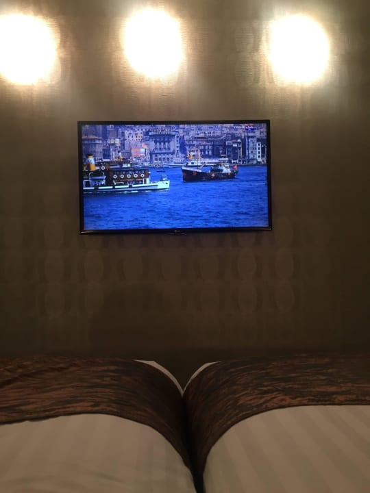 Flatscreen im Zimmer Hotel Amosa Liège