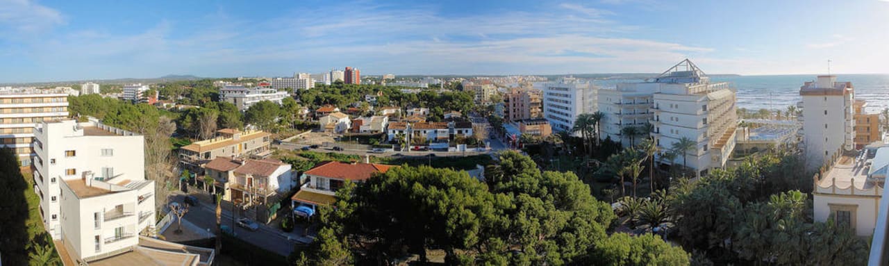 180° Panoramablick vom Balkon Hotel & Appartements Leman