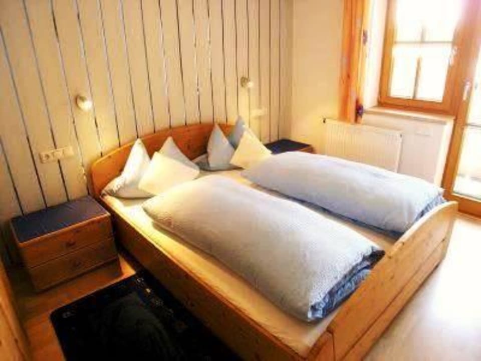 Ferienwohnung Bergblick Schlafzimmer Bauernhof Wiedemann