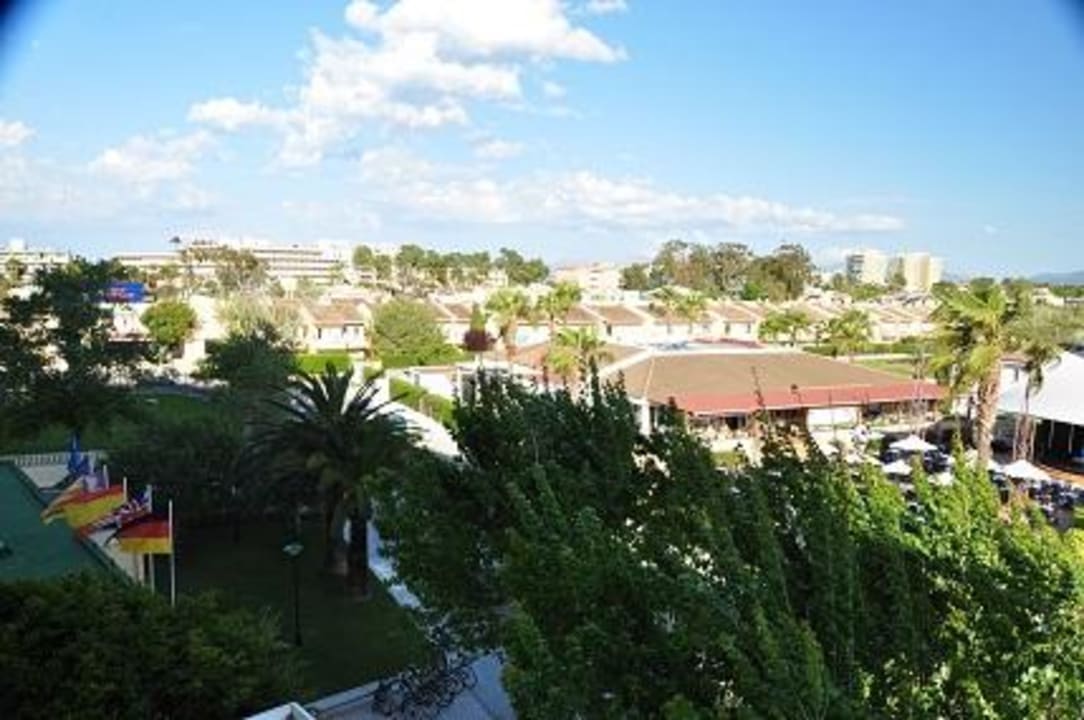 Ausblick vom Zimmer Richtung Meer  Grupotel Amapola