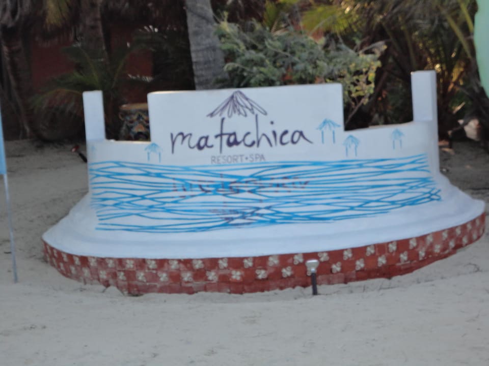 Eingang vom Strand aus Hotel Matachica Beach Resort