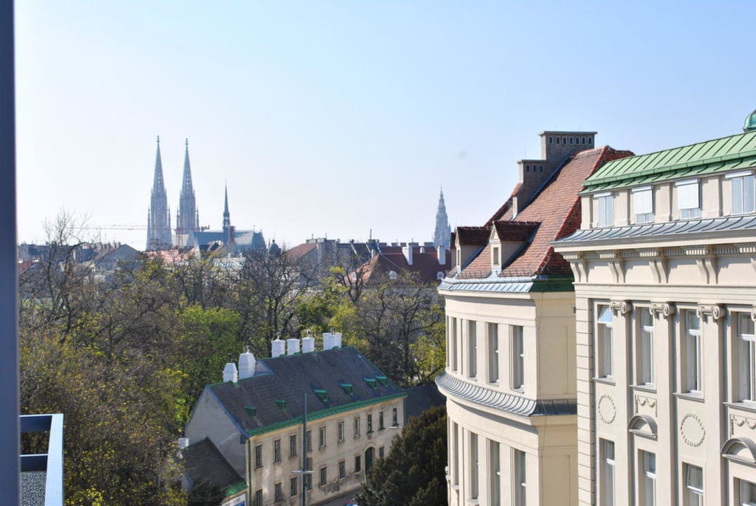 Ausblick Balkon Tag Hotel Boltzmann