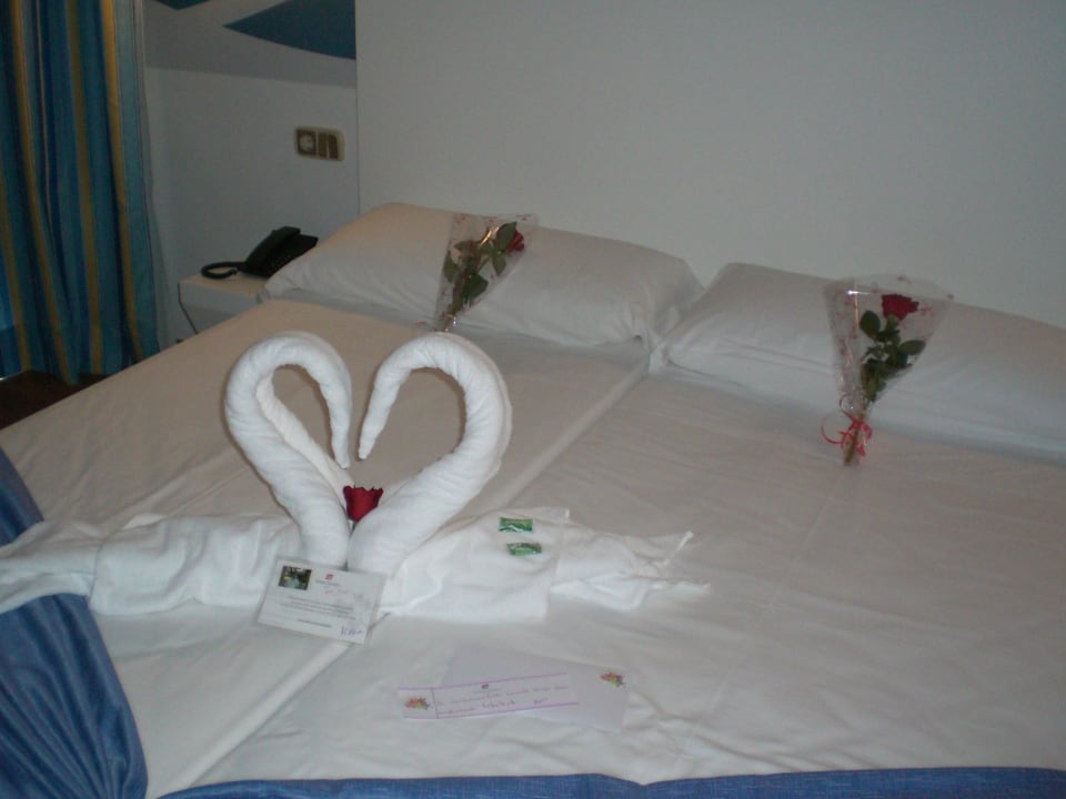 Begrüßung im Zimmer Hotel Clumba