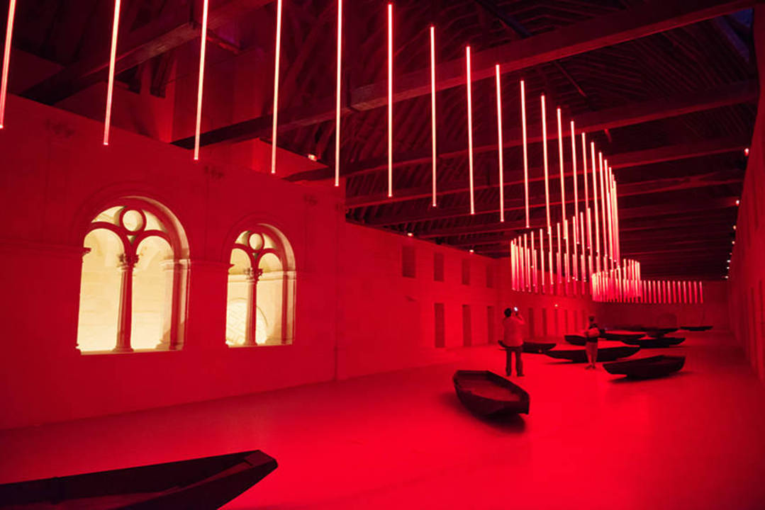 Installation de Claude Lévêque Fontevraud L'Hôtel