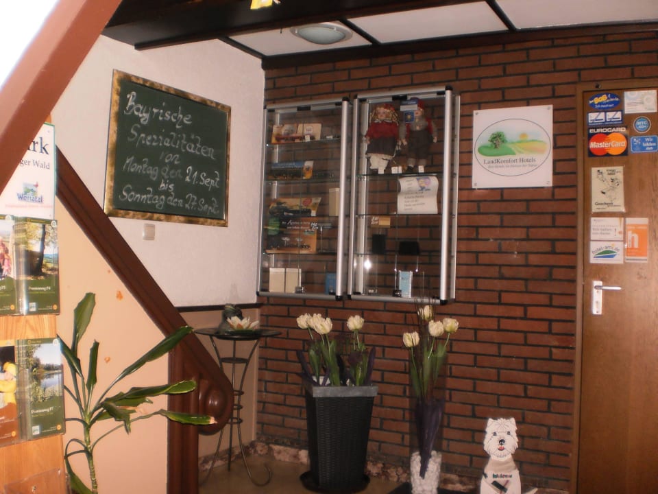 Eingang zum Gastraum und den Zimmern Hotel zum goldenen Stern