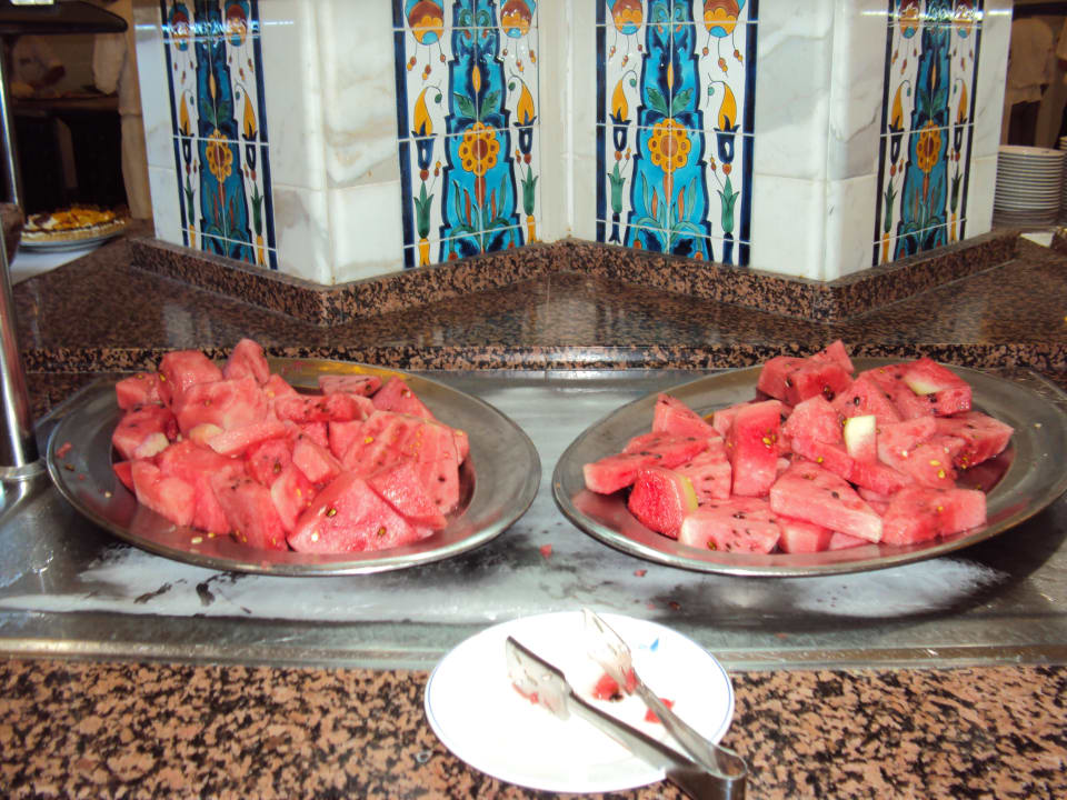 Wassermelone nur Abends Hotel El Mouradi Palm Marina