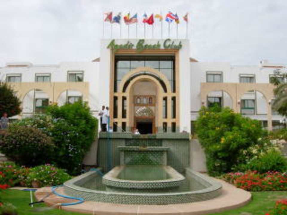 Hoteleingang Agadir Beach Club Hotel